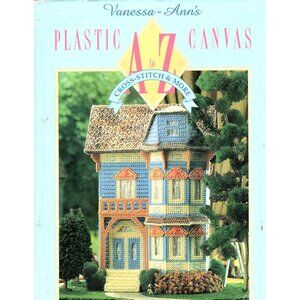 Vanessa-Anns Plastic Canvas A To Z Cross-Stitch Pattern Book Vintage 1991